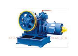 China 5.5kw Elevator Geared Traction Machine Home Elevator Lift Motor on sale