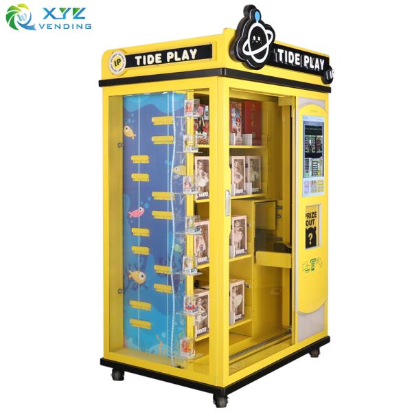 XYZ 21.5 Inch Touch Screen Custom Automatic Lucky Box Gift Mystery Blind Box Wrap Lucky Box Vending Machine for Sale
