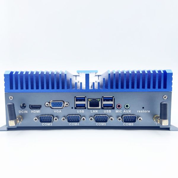 Industrial Fanless Mini PC Intel I3/I5/I7 CPU 2*SO-DIMM DDR4 RAM Slots Dual LAN Ports Parallel Port Robust Embedded Stock