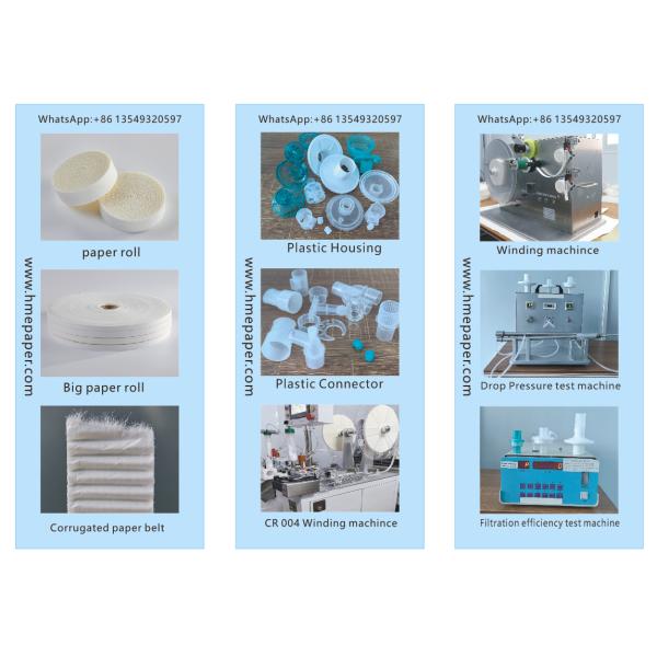 BFE ≥99.99% Medical Air Filter For CPAP Filter And Spirometry Filter