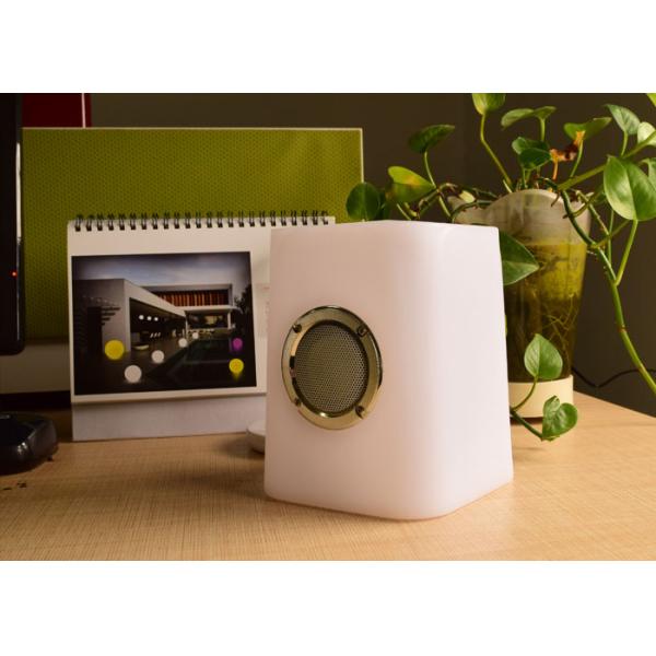 Wireless LED Cube Light / Musical LED Table Lamp with Bluetooth Speaker