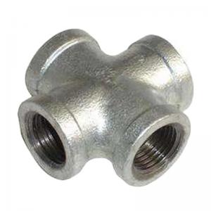 China Customized Galvanized Malleable Cast Iron Pipe Fittings for Equal and Connections on sale