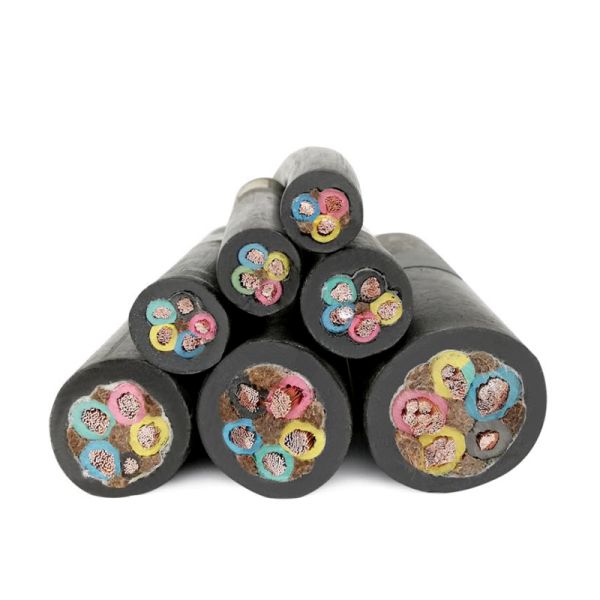 15mm 3 Core Copper Rubber Welding Cable Heat Resistant Rubber Sheathed Cable