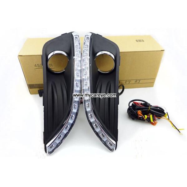 Ford Fiesta DRL LED daylight driving Light auto turn signal autobody