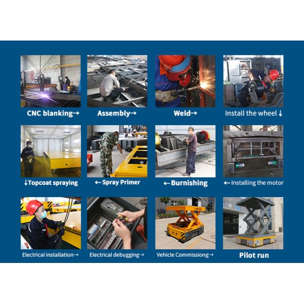 Battery Transfer Cart Agv Automated Guided Carts For Outdoor And Indoor Operation