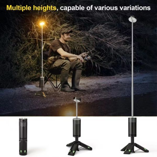 4 Mode LED Rechargeable Telescopic Camping Light Outdoor Emergency Collapsible Camping Lantern