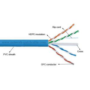 Wholesale LSZH Jacket 100 Foot Cat 6 FTP Cable Category 6 Ethernet Cable from china suppliers