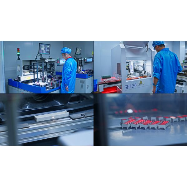 Common cathode super bright green 0.56" triple digit 7 segment led display for digital instrument panel