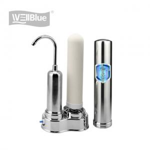 China Stainless Dome Ceramic Countertop Water Filter ,  Faucet - Mounted Water Filter on sale