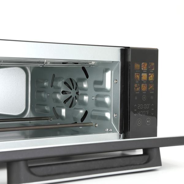 1800W 9 Preset Menus Countertop Oven With Air Fryer 15L 18L