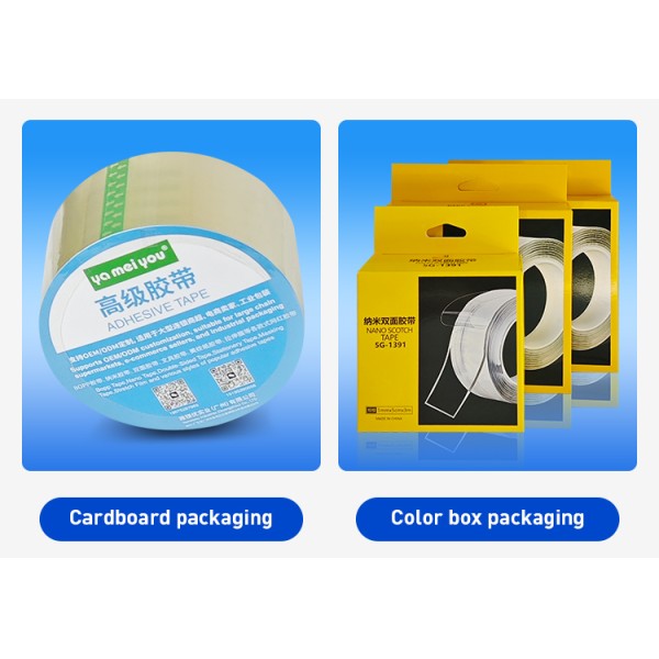 Long Lasting BOPP Clear Packaging Tape Strong Adhesive For E Commerce Shipping