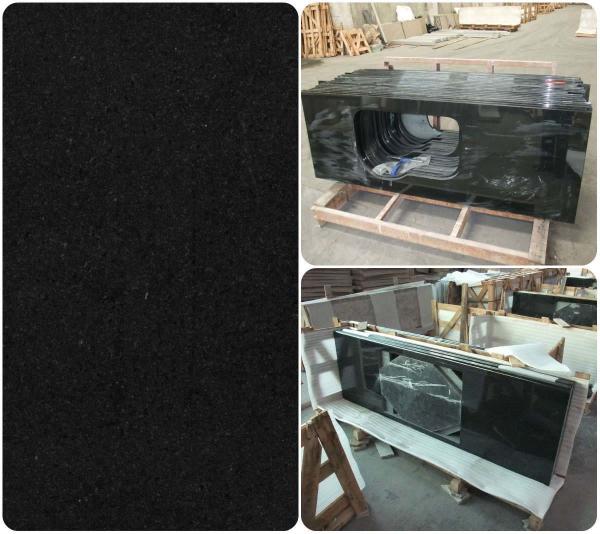 Quality Prefab Solid Granite Worktops High Hardness Good Corrosion Resistance for sale