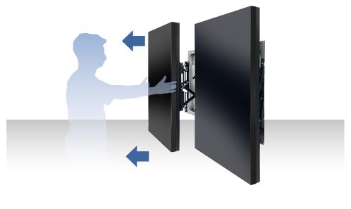 Narrow Bezel Samsung LCD Display 2x2 Video Wall 49" 55" Splicing Monitor 500nits for Indoor Use