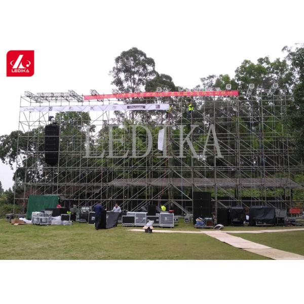 Outdoor Aluminum Triangle Layer Truss Hang Line Array Speakers