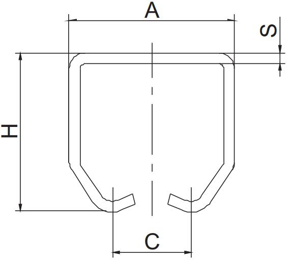 34mm 5.8m Small Hanging Door Track Hardware Hanging Door Rail Track System