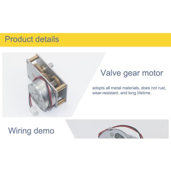 Vending Machine 21r/ Min Mini Gear Motor Temp Control Valve Spur Gearhead Motor