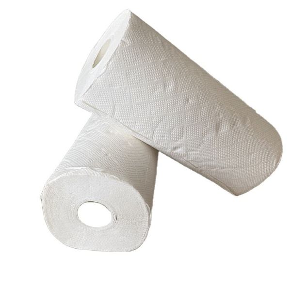 Customized reusable virgin bamboo pulp absorbent kitchen hand tissue towel paper roll