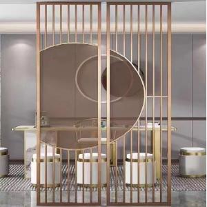 Wholesale Metal luxurious hotel use floor to ceiling room dividers wall partition from china suppliers