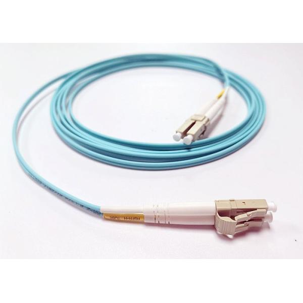 Durable OM4 Fiber Optic Patch Cord High Speed Fiber Channel For Ftth 2m Length
