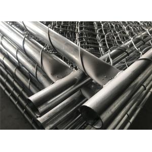 Wholesale Hot dipped Galvanized 366gram/SQM Chain Link Fence Panels 6'x12' Tube 1.4&quot;/35mm tube mesh 2.5&quot;x2.5&quot; 11ga wire from china suppliers