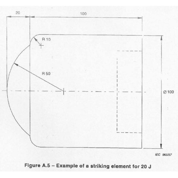 Pendulum Hammer Laboratory Testing Instruments PH-2 Steel Material 1000mm Length