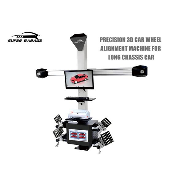 Precision 3D Car Wheel Alignment Machine For Long Chassis Car CE Approved