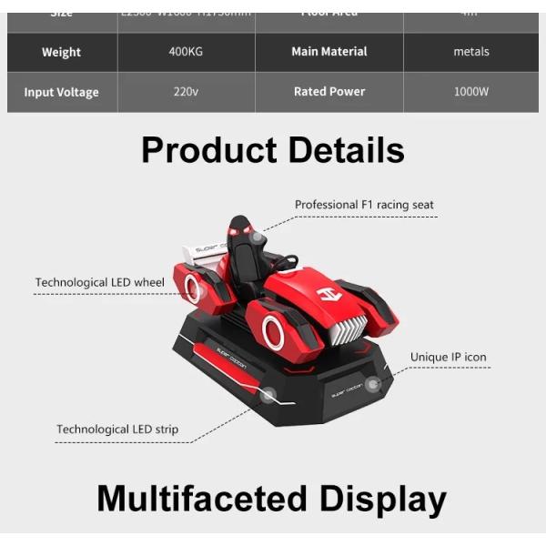 360D Outrun Virtual Reality Racing Simulator , 110V / 220V / 380V 9d Vr Simulator