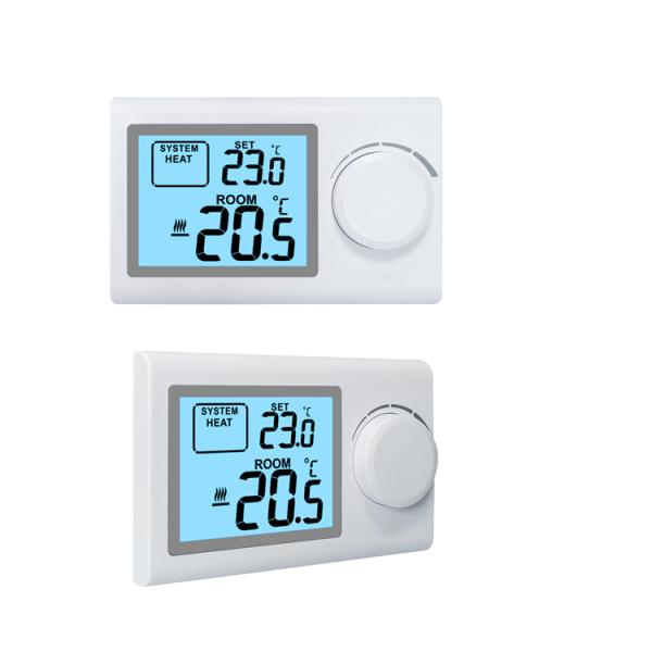 Riseem Digital Display Style Boiler Room Thermostat with Temperature Control and Programmable Function