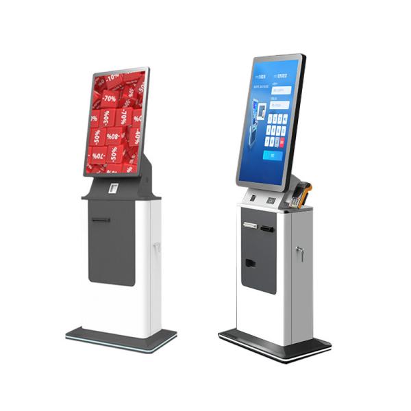 Advanced Check-In Kiosk with Touch Screen Self-Service A4 Printer Passport