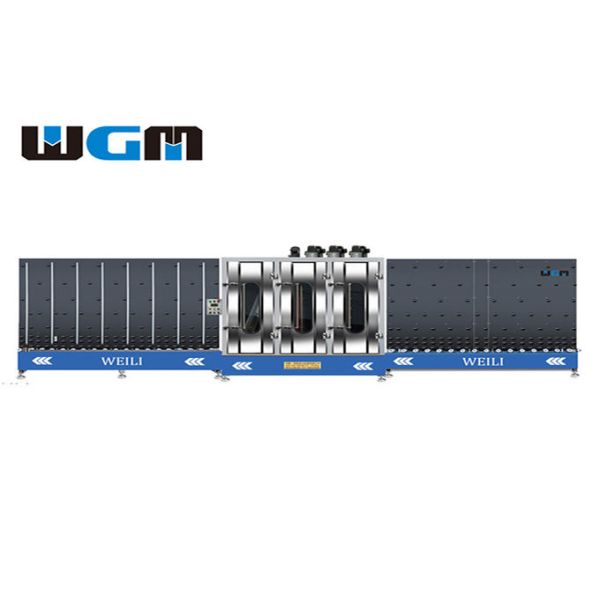 Three Section Glass Washing And Drying Machine PLC Control For Insulating Glass