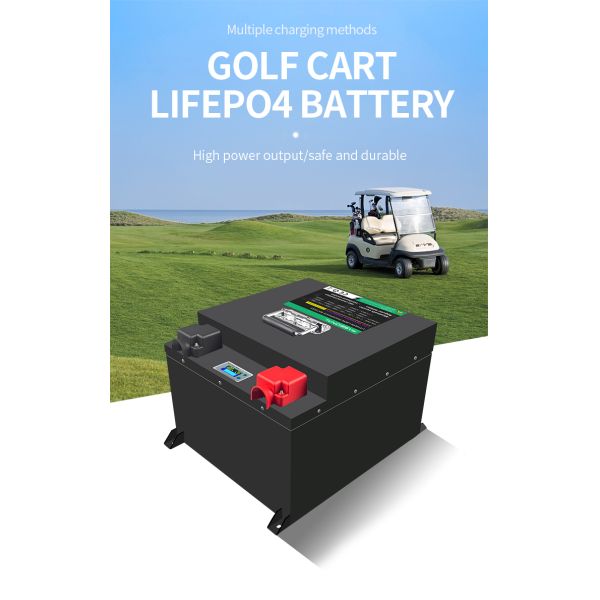 Rechargeable LFP LifePo4 Golf Cart Battery Pack 24v 60ah With Long Life