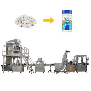 Automatic Bottle Marshmallow Weighing Filling System Gummy Bear Counting Packing