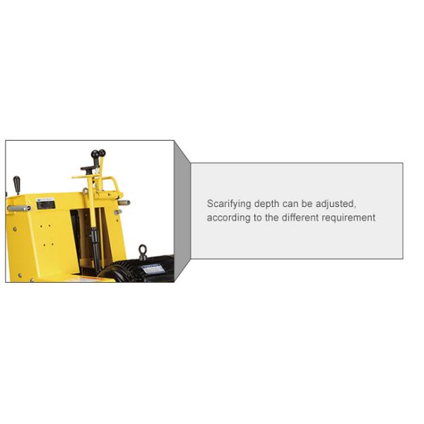 255mm Working Width Self Propelled Scarifier With Carbide Circular Milling Cutter