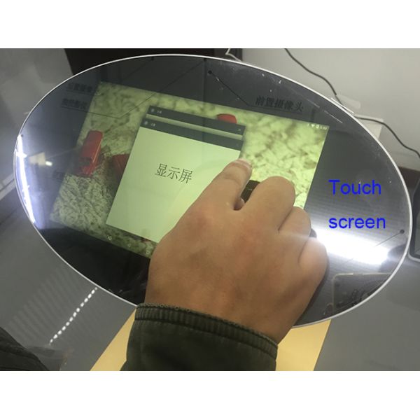 Mini Tabletop Portable Mirror Lcd Advertising Player 3 D Projector Screen