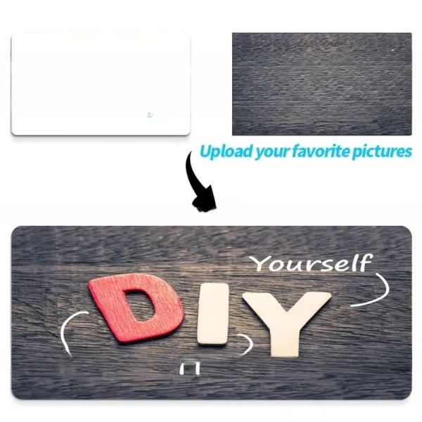 OEM Custom Logo Design Gaming Mouse Pad Mat XXL XL Large Black Rubber Square Rectangular