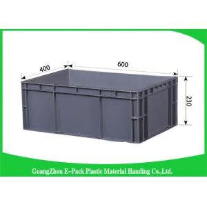 Wholesale 45 Litre Euro Plastic Storage Boxes , Industrial Storage Bins Light Weight PP from china suppliers