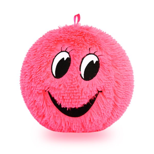 Diameter 9'' Small Kids Plush Toy with Inflatable Fabric Furry Fluffy Balls and Pump