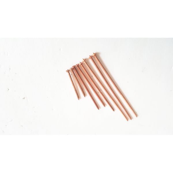 Carbon Steel Capacitor Discharge Stud Welding Pins 3mm x 80mm With Copper Coat