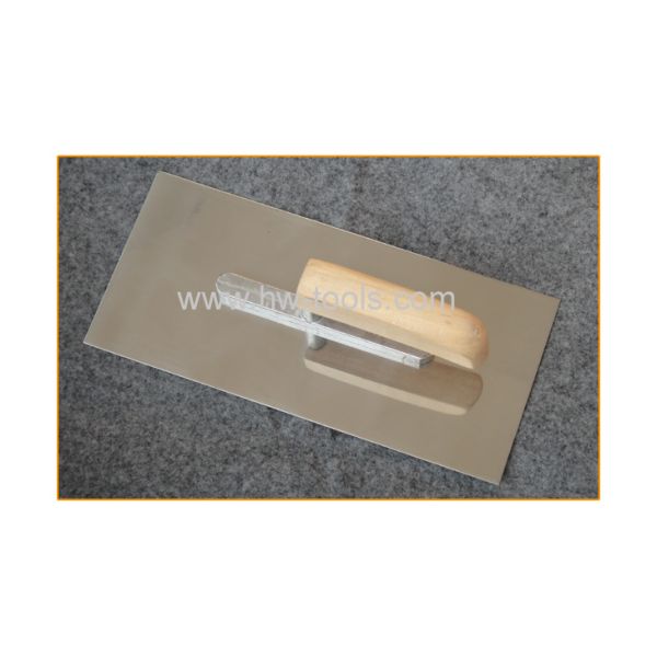 Stainless steel Plastering trowel wooden handle HW02204