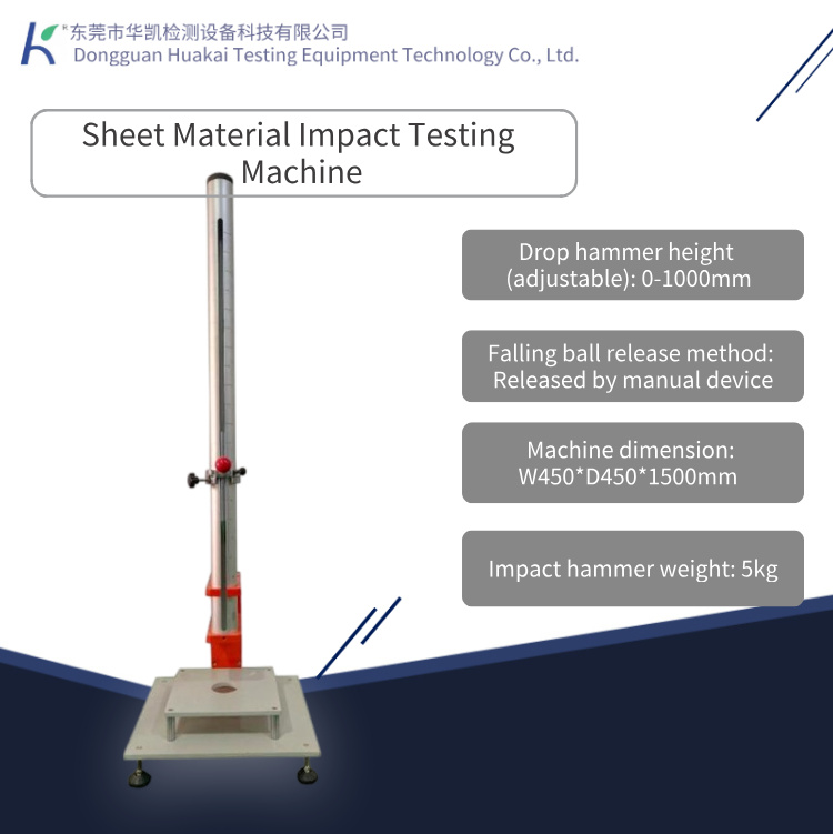 Drop Weight Impact Tester Board for Plastic Sheets and Honeycomb Panels Board Impact Testing Machine