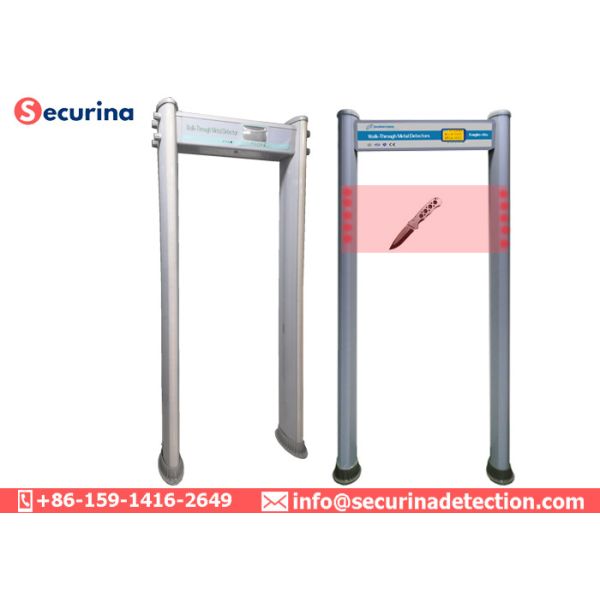 Anti Theft Full Body Metal Detectors , Metal Detector Security Gate 33/45 Zones Optional