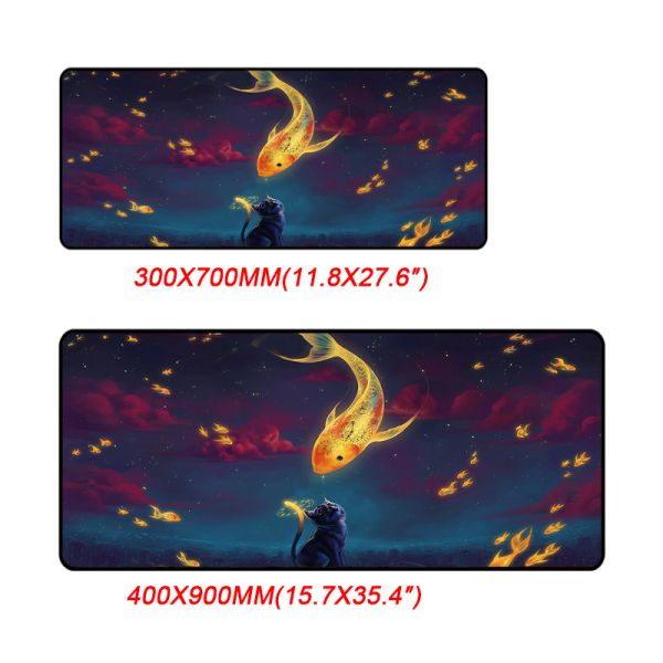 XXL XXXL 60x120 Gaming Mouse Pad with Customizable Thickness and Non-Slip Rubber Base