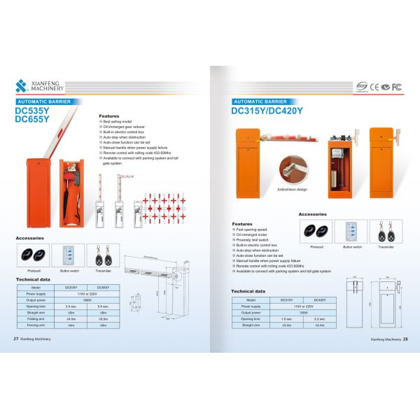 Automatic Barrier Gate Parking Boom Gate