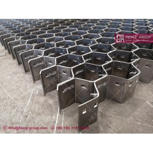 Wholesale Stainless Steel 309S Hexsteel for Furnaces and Incinerators Refractory Lining | 50mm x2mm strips | 60mm hexagonal hole from china suppliers