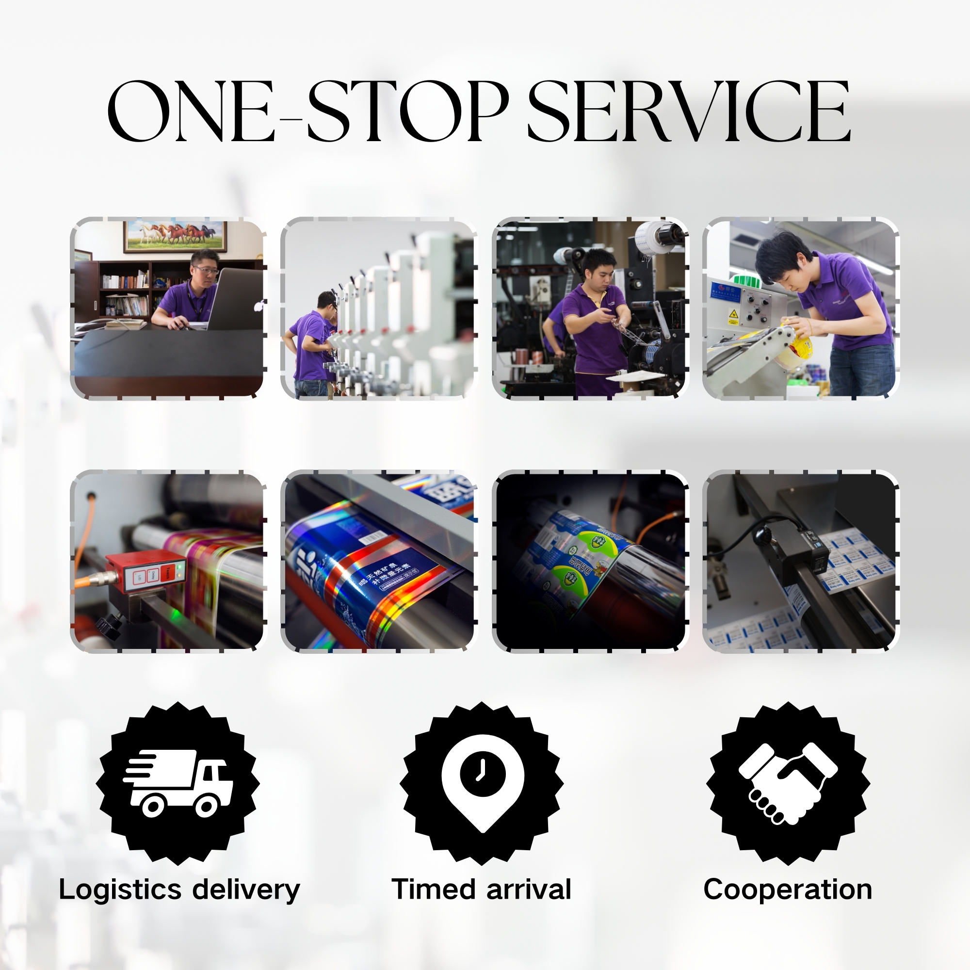 Custom Self-adhesive Package Roll Label Printed Stickers Waterproof Glass Bottle Transparent Label