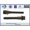 Hot Dip Galvanised Railway Track Spikes Screw Spikes ZhongYue for sale
