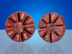 Wholesale Resin Bond Stone Floor Polishing Pads Floor Polisher Accessories 12 Mm Segment Height from china suppliers