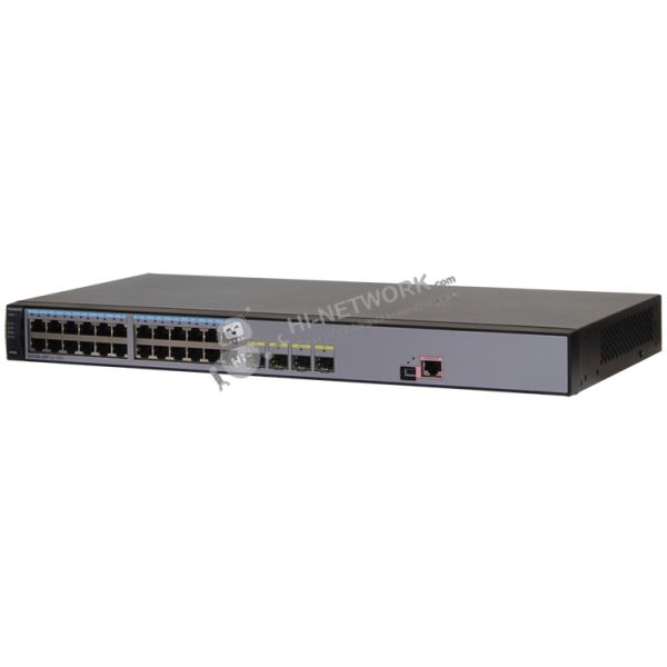 front-s5700-28p-li-dc-datasheet Huawei Switch S5700-28P-LI-DC with 42 Mpps Forwarding Performance Energy-Saving Layer 2 Ethernet Network Switch