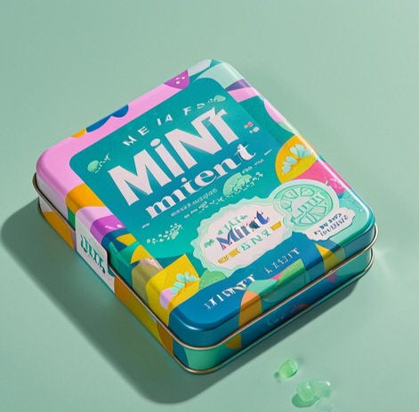 DADI Mint Candy Tins Empty Metal Candy Boxes for Bulk Mints Individually Wrapped