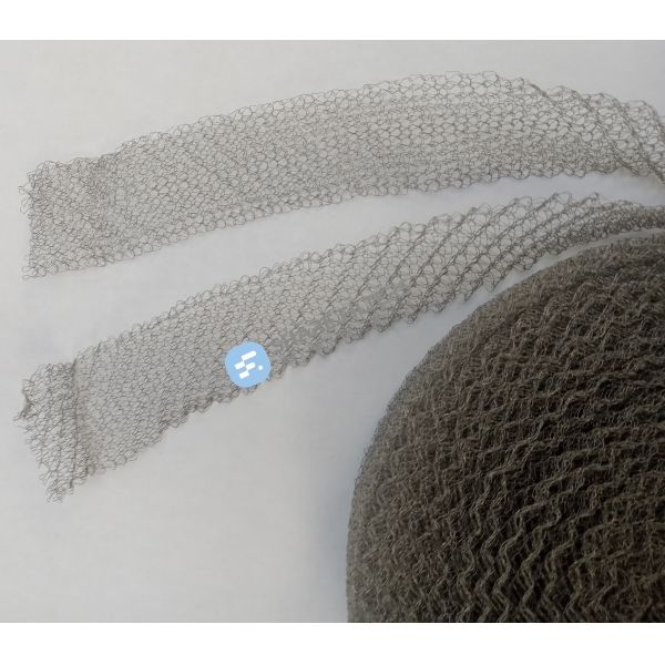 Rolled Corrugated Stainless Steel Wire Mesh Strainer for Fuel Filter, Knitted Metal Mesh
